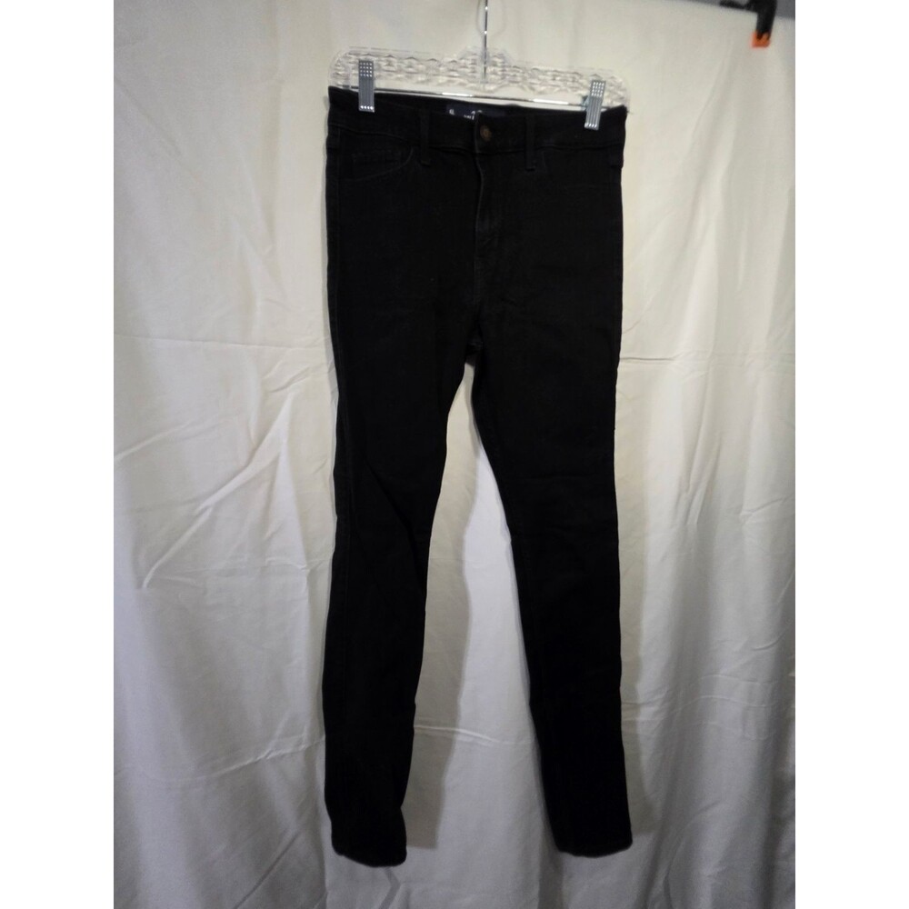 Hollister High-Rise Super Skinny Black Jeans W27 L32 Size 5L